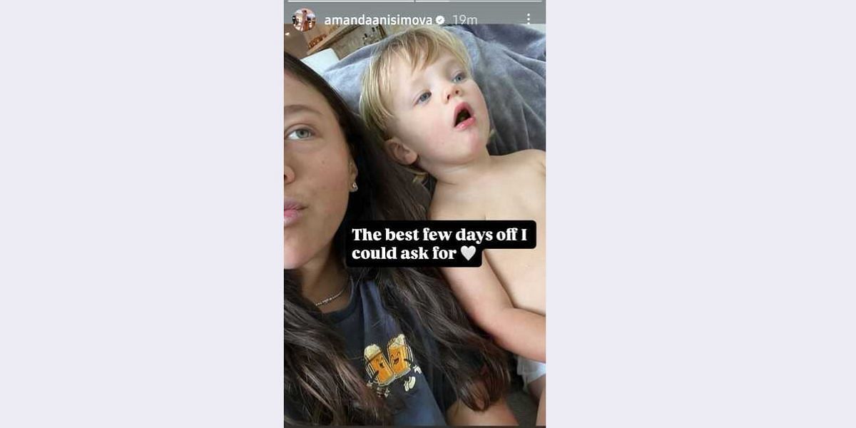 Screenshot via @amandaanisimova on Instagram, dated July 14, 2025.